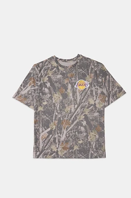 Los Angeles Lakers Graphic Tree Camouflage Tee