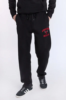 Chicago Bulls Graphic Straight Leg Sweatpants