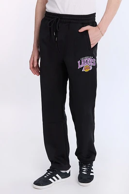 Los Angeles Lakers Graphic Straight Leg Sweatpants