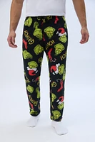 The Grinch Printed Plush Pajama Pants