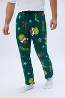 The Grinch Printed Plush Pajama Pants