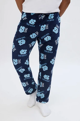 University Of North Carolina Printed Plush Pajama Pants