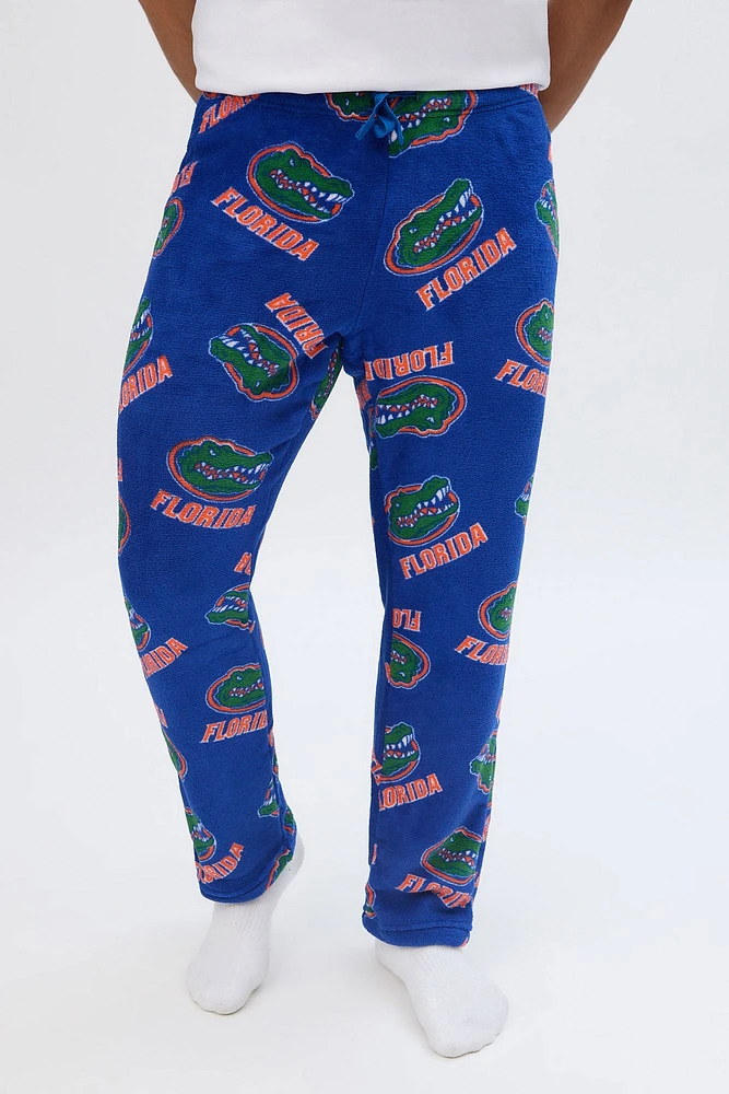 Florida Gators Printed Plush Pajama Pants