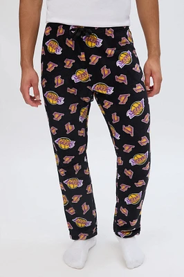 Los Angeles Lakers Printed Plush Pajama Pants