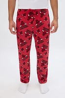 Chicago Bulls Printed Plush Pajama Pants