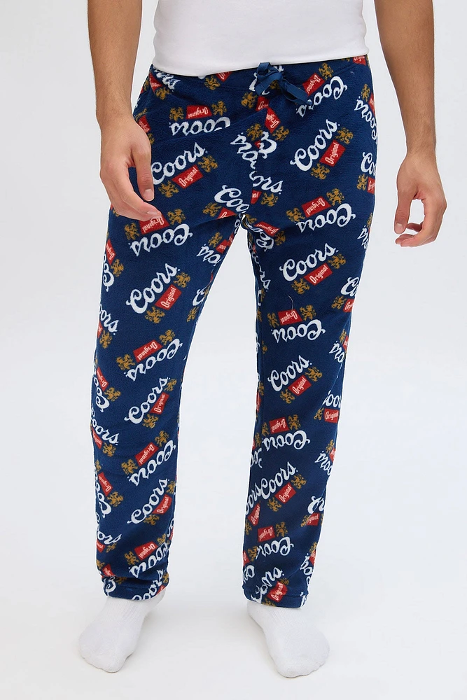 Coors Printed Plush Pajama Pants