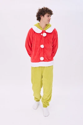 The Grinch Graphic Plush Hooded Onesie