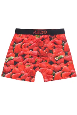 AERO Strawberries Printed Boxer Briefs