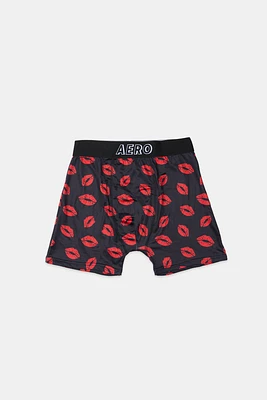 Lips Printed Boxer Briefs