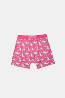 Ice Cream Sandwiches Printed Boxer Briefs