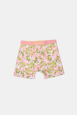 Bananas Tie Dye Printed Boxer Briefs