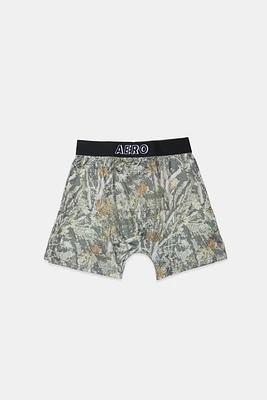 Tree Camouflage Printed Boxer Briefs