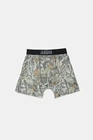 Tree Camouflage Printed Boxer Briefs