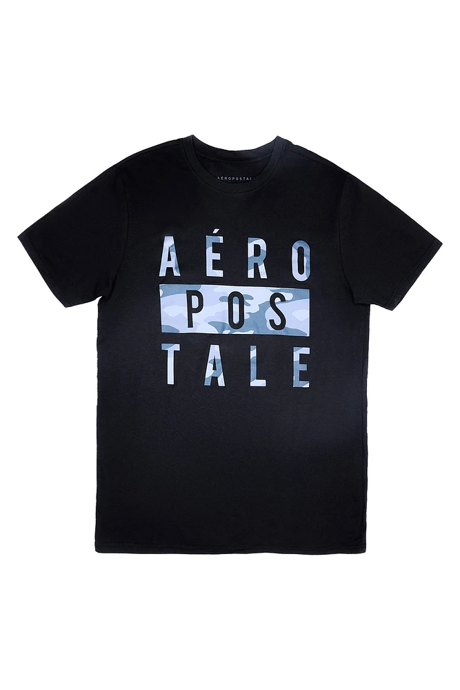 Aéropostale Camouflage Graphic Tee