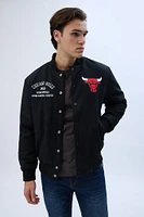 Chicago Bulls Graphic Varsity Bomber Jacket