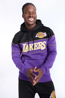Pull a? capuchon graphique Los Angeles Lakers bloc de couleur
