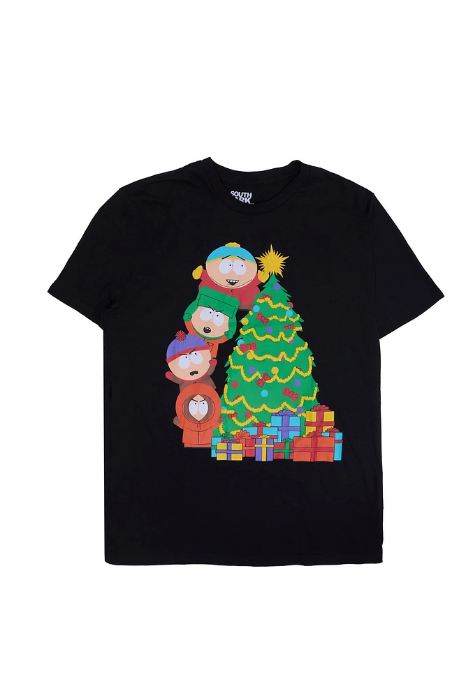 South Park Christmas Tree Graphic Tee