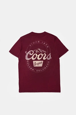 Coors Golden Colorado Mountain Graphic Tee