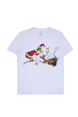 The Grinch And Max Antlers Graphic Tee