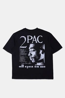 2Pac All Eyes On Me Graphic Oversized Tee