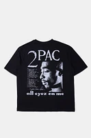 2Pac All Eyes On Me Graphic Oversized Tee