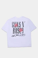 Guns N' Roses Illusion Graphic Oversized Tee