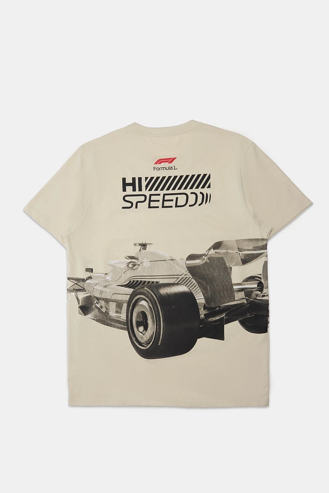 Formula 1 High Speed Car Graphic Tee