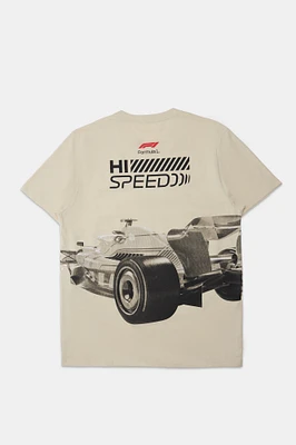 Formula 1 High Speed Car Graphic Tee