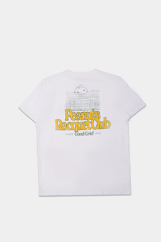 Peanuts Racquet Club Graphic Tee