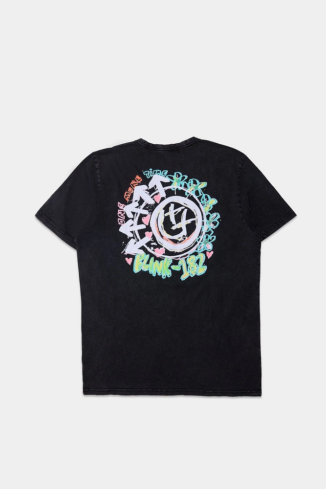 Blink-182 Smiley Graphic Tee