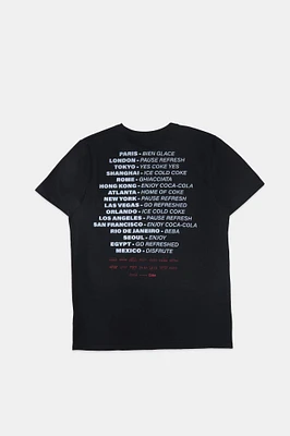 T-shirt imprimé graphique Coca-Cola Word Tour