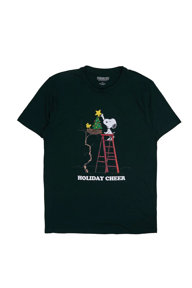 Peanuts Snoopy Holiday Cheer Graphic Tee