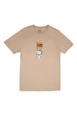 Camp Snoopy Flag Graphic Tee