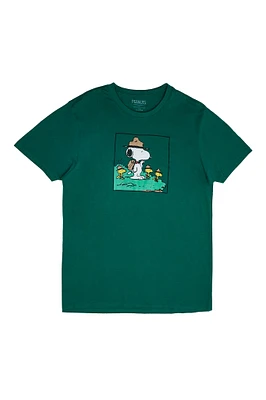 Camp Snoopy And Woodstock Graphic Tee