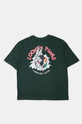 T-shirt imprimé graphique Bugs Bunny Looney Tunes
