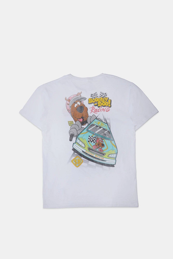 T-shirt imprimé graphique Scooby-Doo Racing
