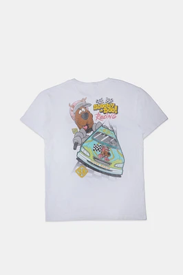 T-shirt imprimé graphique Scooby-Doo Racing