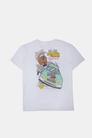 T-shirt imprimé graphique Scooby-Doo Racing