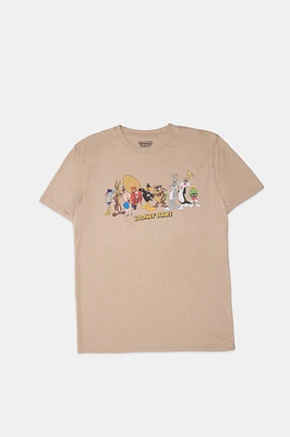 T-shirt imprimé graphique Looney Tunes Gang