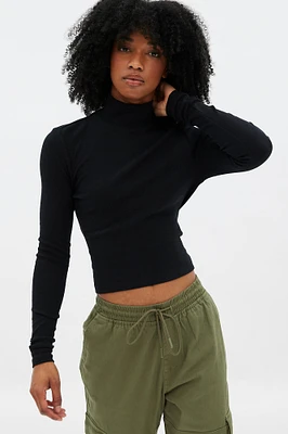 AERO Long Sleeve Mock Neck Top