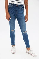 AERO Seriously Stretchy Distressed High Rise Jegging