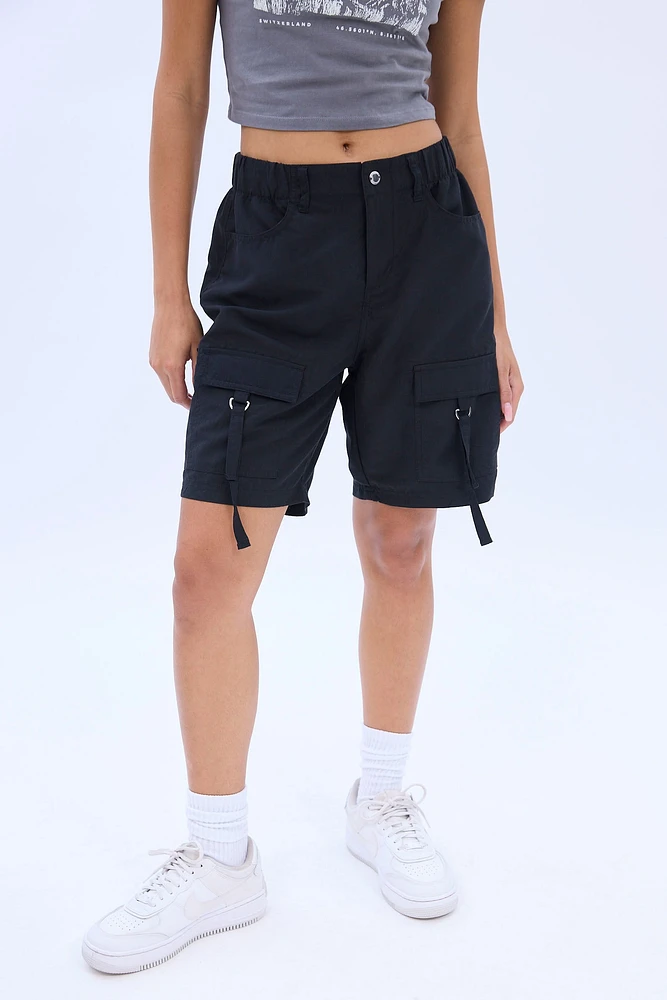 AERO High Rise Cargo Bermuda Short