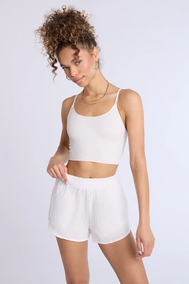 AERO Cotton Gauzy Pull-On Shorts