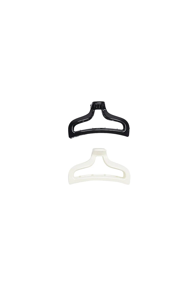 AERO Outline Triangle Claw Clip 2-Pack