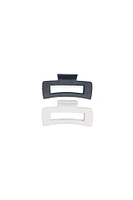 AERO Long Rectangle Claw Clips 2-Pack