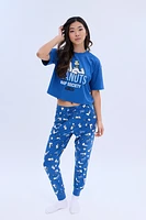 Peanuts Snoopy Printed Pajama Jogger And Tee Set