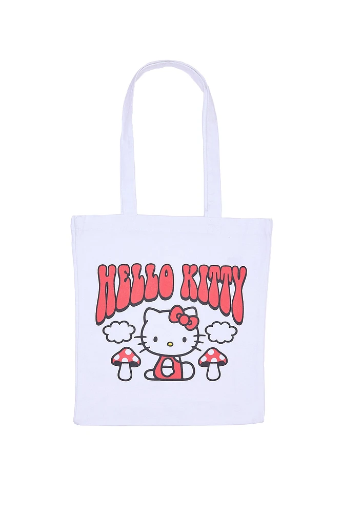 Hello Kitty Printed Tote Bag