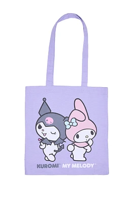 Kuromi My Melody Printed Tote Bag