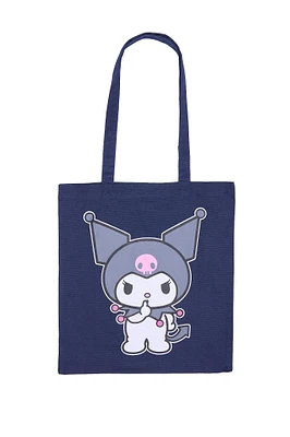 Kuromi Quiet Printed Tote Bag
