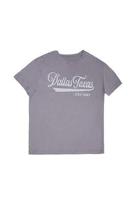 AERO Dallas Texas Est 1987 Graphic Boyfriend Tee